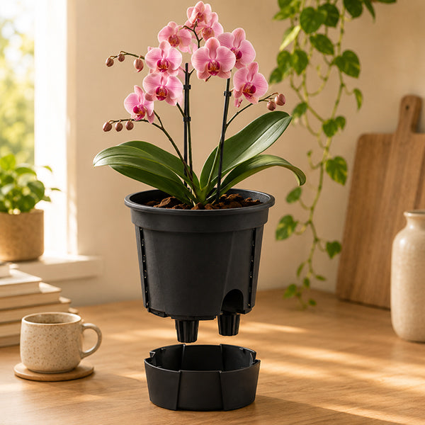 assemblage pot de fleurs design resistant