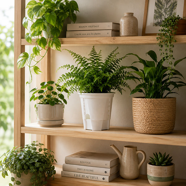 pot de fleurs elegant durable sur etagere