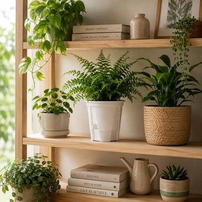 pot de fleurs elegant durable sur etagere