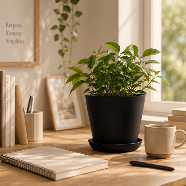 pot fleur essence bureau vegetal