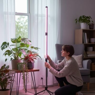 Un instant calme pour ajuster la lumière et faire grandir son oasis