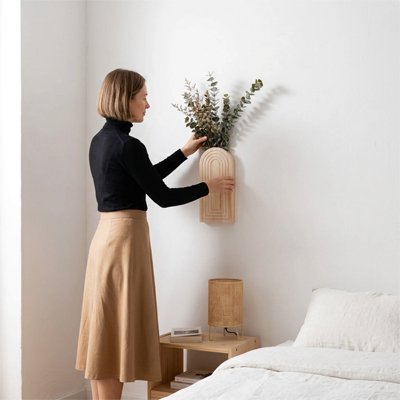 Vase mural 